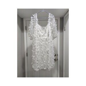 ChicSoul Babydoll Dress with Butterflies